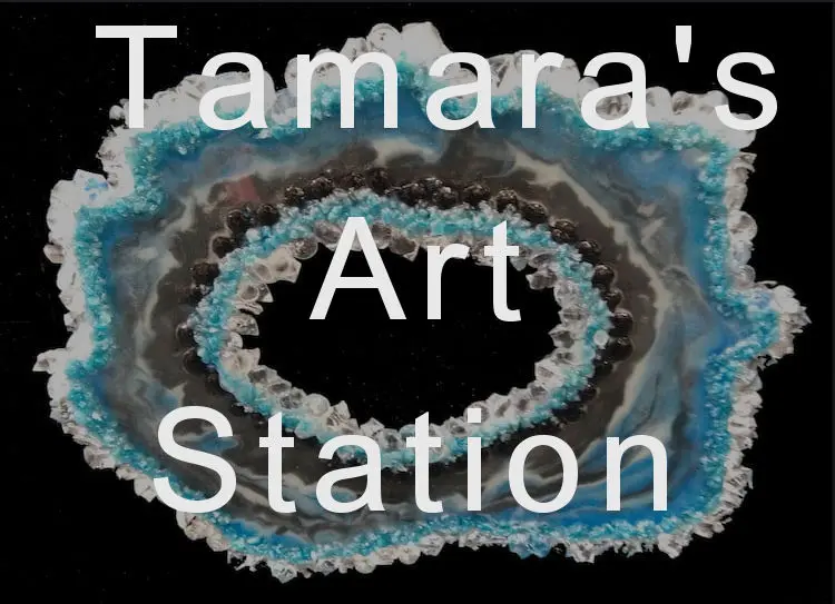 Tamara's Art Station - Blue Geode